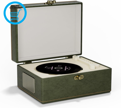 Portable player with - cd,
