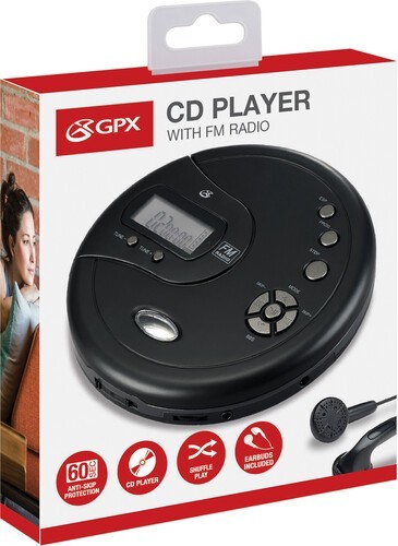 Gpx pc332b portable player - portable, cd