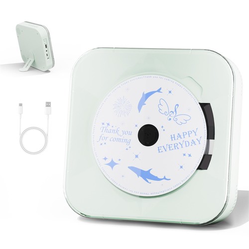 Player with transparent - cd,