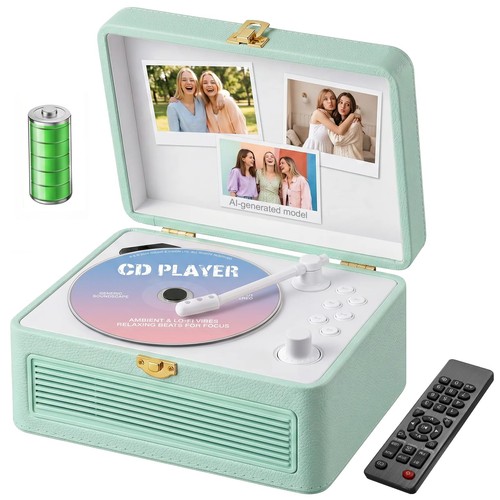 Gueray portable player with - portable, cd