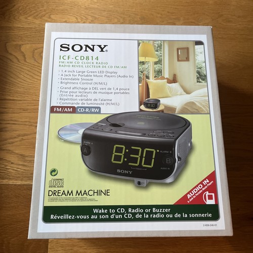Sony dream machine - sony, icf-cd814