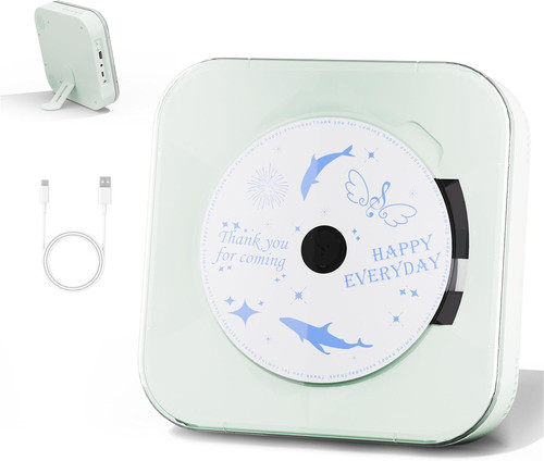 Player with transparent - cd,