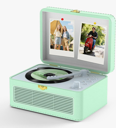 Portable player with - cd,